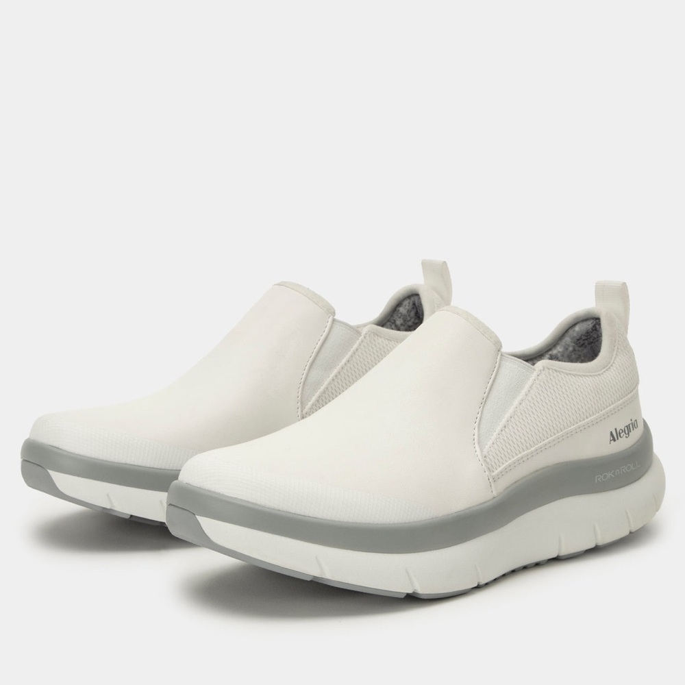 Alegria | Shift Lead White‎ Rock n Roll Outsole Shoe, Size 38/8-8.5 A5